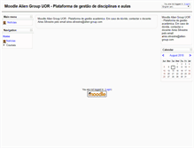Tablet Screenshot of moodle.alien-group.com